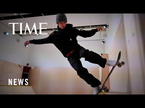 Video till Skateboardutställning med ramp!