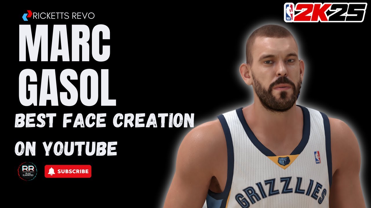 *NEW* MARC GASOL FACE CREATION NBA 2K25