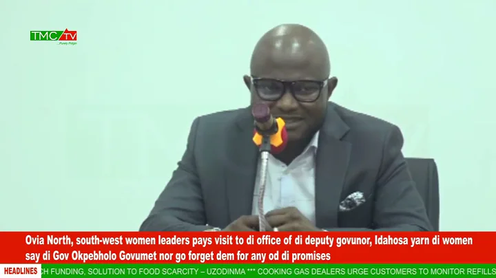 Ovia North, south west women leaders pays visit to di office of di deputy govunor