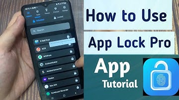 Lock Apps in Samsung Galaxy A12 | How to use AppLock Pro