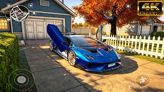 Lamborghini huracan luxury realistic drive| car driving multiplayer screenshot 5