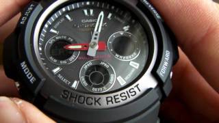 CASIO G-SHOCK AWG-101-1AER 電波時刻修正 01