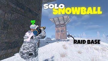 Solo Snowball vs Most Tryhard Server - Rust