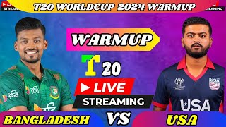 LIVE WORLDCUP WARMUP 2024 | live BAN vs USA WARMUP MATCH | LIVE BAN vs USA today