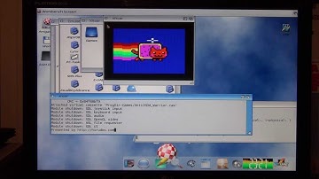 XRoar emulator version 0.30.3 running on AmigaOS 4.1 Update 6 in Full HD