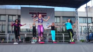 Going down for real zumba step daugavpils svetki