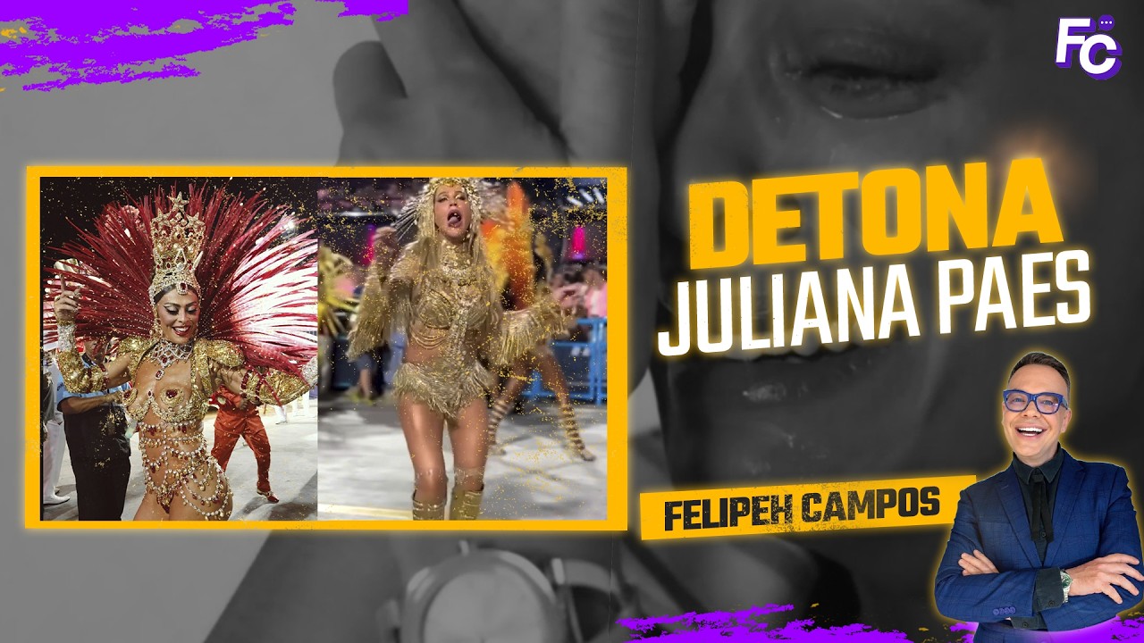 💣 PIOVANI CRITICA JULIANA PAES MAS WEB NÃO PERDOA: 'SAMBA NADA'