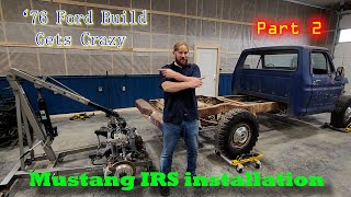 Mustang IRS installation in a Ford truck!!! Can we stuff this modern suspension into this classic