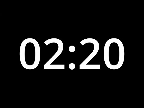2 MINUTE 20 SECOND TIMER - No Sound - Full HD 1080p - COUNTDOWN - 140 SECOND