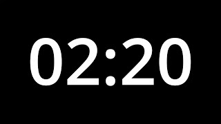 2 MINUTE 20 SECOND TIMER - No Sound - Full HD 1080p - COUNTDOWN - 140 SECOND