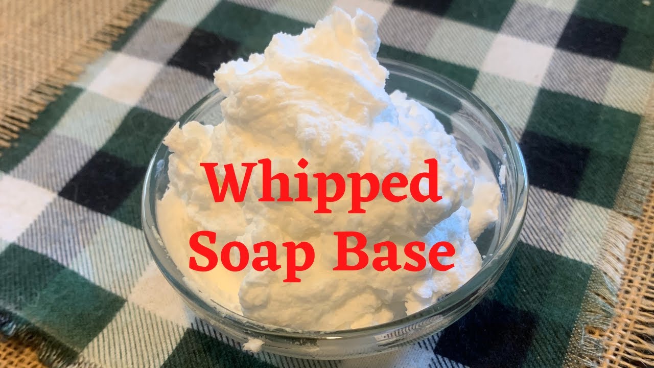 How To Make Whipped Soap Base (includes recipe) 