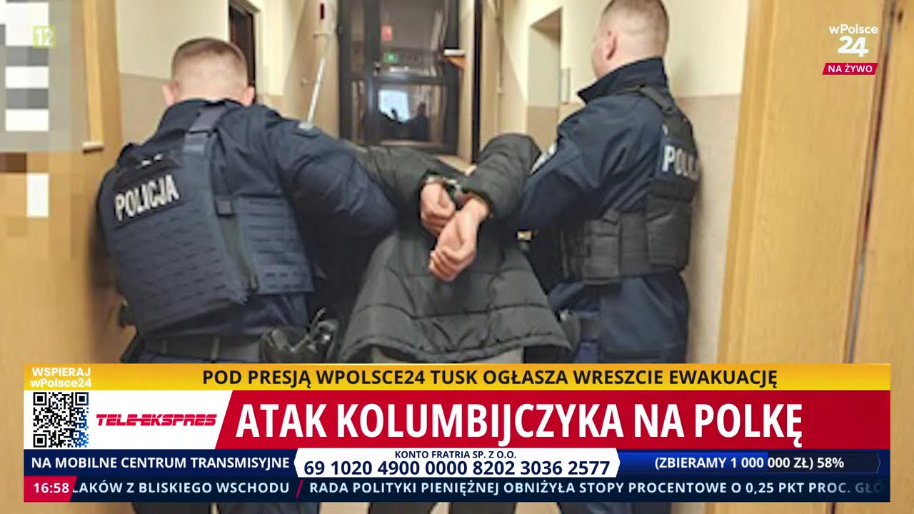 Brutalny atak na Polkę! Sprawca zatrzymany!