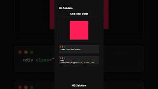 || CSS Clip-Path Tutorial || || HG SOLUTION || #html5 #coding #youtubeshorts #css #creator