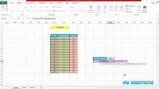 EXCEL 2013 Tutorial 114 in HINDI   VLOOKUP function