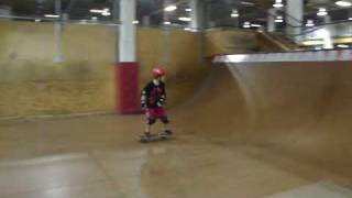 Jake's 1st drop in on Half Pipe @ Black Diamond