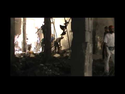 حمص الخالدية الى الساكتين عن المجازر بين الانقاض28 8 2012