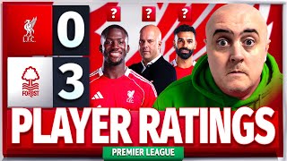 NO FIGHT & SLOT NEEDS TO QUIT OR BE SACKED! FANS DESERVE BETTER! Liverpool 0-3 Forest Player Ratings