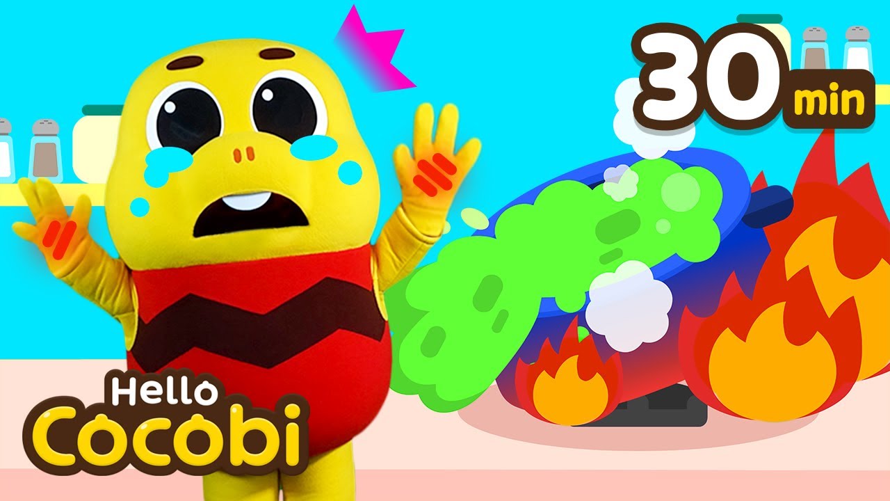 Kitchen Safety Song + and More! Dance Along Compilation Kids Song