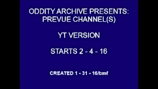 Oddity Archive: Episode 94 – Prevue Channel(s)