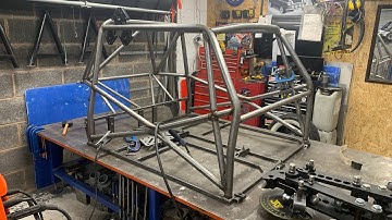 Vtec mini spaceframe chassis race car build is coming on