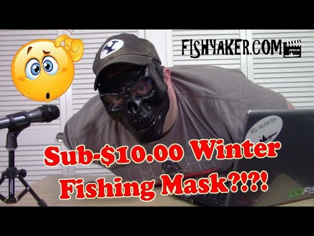 Rigid Winter Fishing Mask - A Save Phace Alternative, Under $10.00