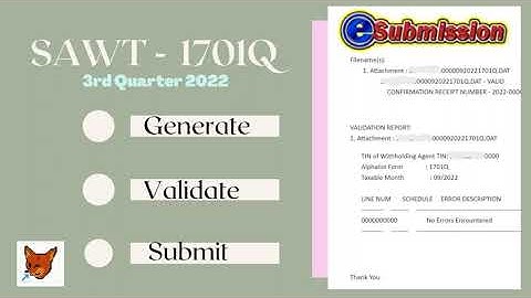 1701q - (SAWT) Summary Alphalist of Withholding Taxes.