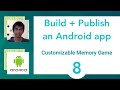 Use an Intent to Start the CreateActivity: Publish an App In 4.5 Hours - Android Memory Game #8