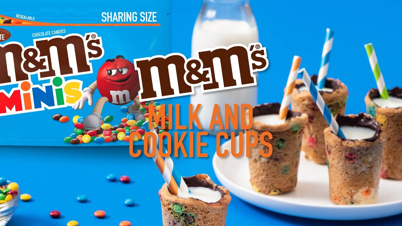 M&M'S Milk and Cookie Cups