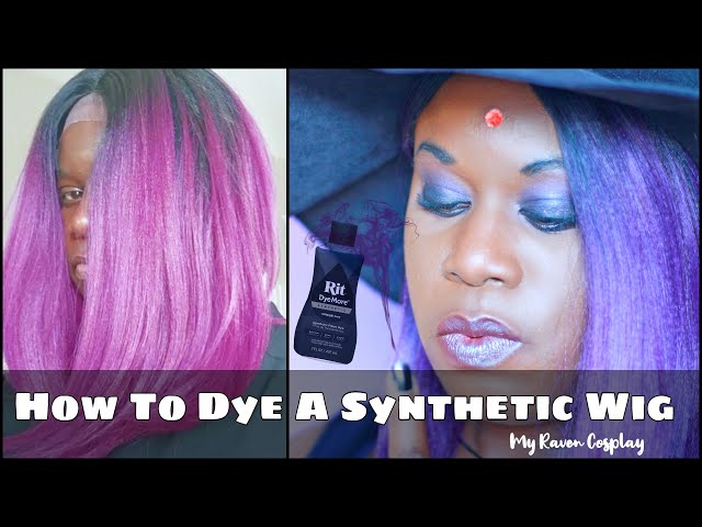 Dyeing A Synthetic Wig! 