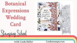 Botanical Expressions Die: Wedding Card