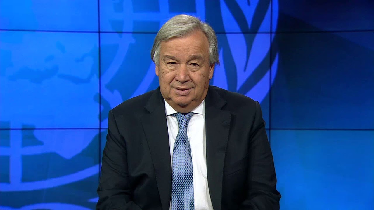 United Nations Secretary General Antonio Guterres Video Message On Iddaiii Youtube