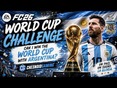 FC 26 WORLD CUP WITH ARGENTINA!!
