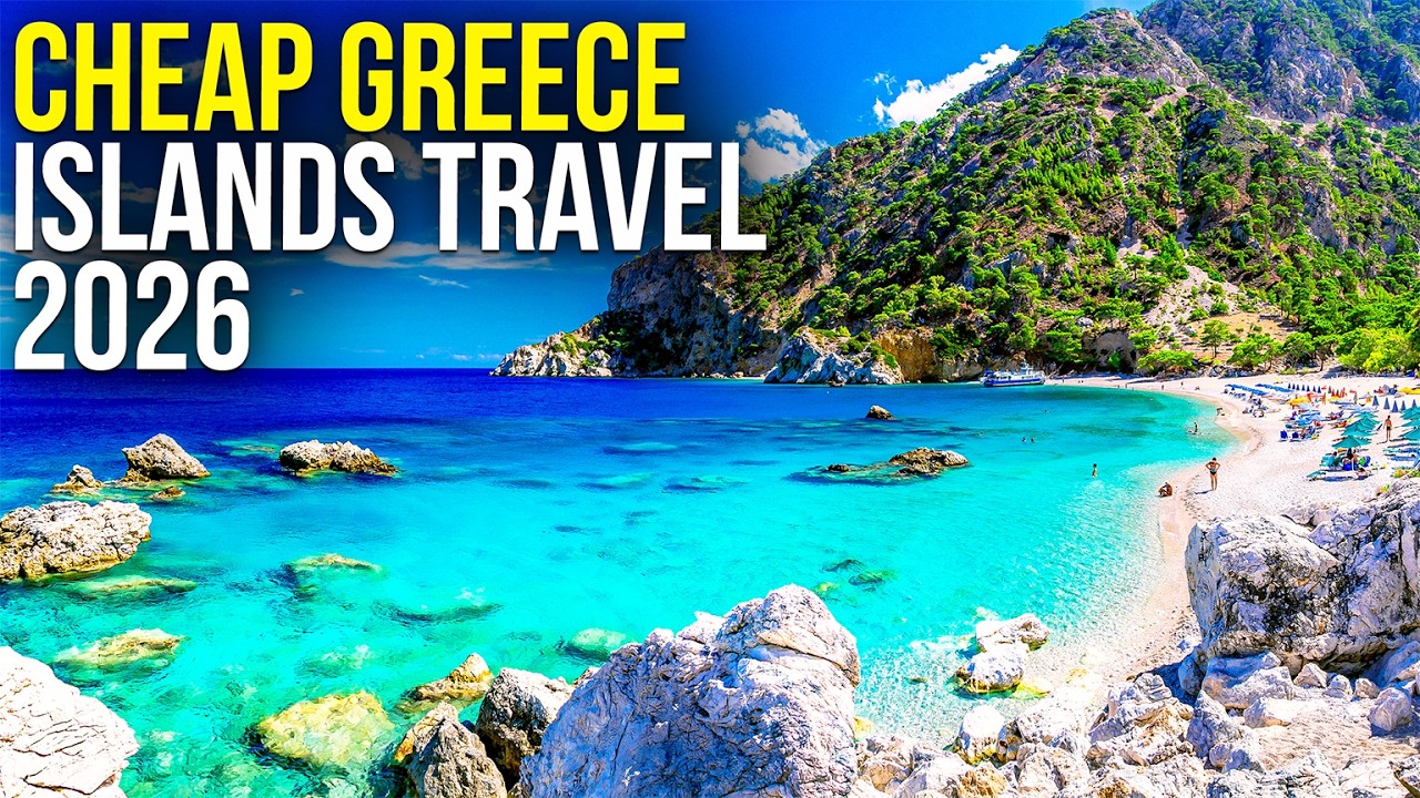 10 CHEAPEST ISLANDS in Greece for Budget Travel in 2026