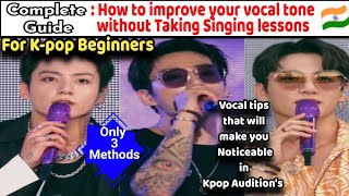 How To Improve Your Vocal Tone for Kpop Beginners Without Taking Singing Lessons in Hindi #Jayutube screenshot 1