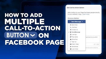 How to Add Two or Multiple Call to Action Button on your Facebook Page 2020 I English Subtitles
