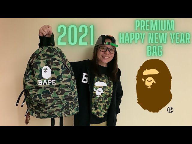 BAPE New Year 2021 Premium Zip Hoodie Black