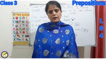 CLASS 3... SUBJECT: ENGLISH...LS 4... PREPOSITIONS... MCQ