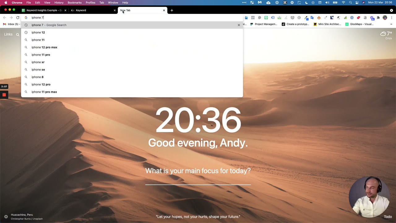 Keyword Insights product use case demo