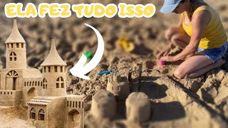 Como Fazer Castelo Na Areia Da Praia😃