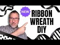 New ribbon wreath  julies wreath boutique  wreath diy  wreath daveswreaths