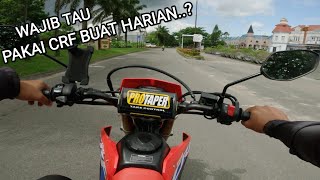 COBA HONDA CRF STANDART UNTUK  HARIAN DI JALAN RAYA