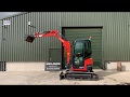 Kubota u274 2016 26 ton zero tail swing midlands equipment demo