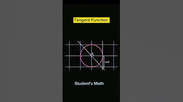 Graphically Understand the Tangent Function📈✨ #MathShorts #Trigonometry