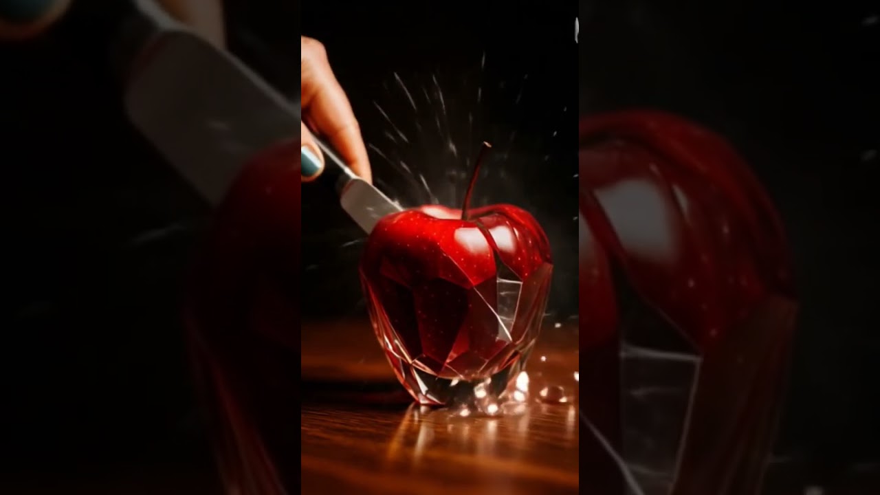 The most satisfying glass-fruit-slice-ever Crisp clean sound