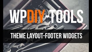 How To Setup WordPress Widgets In Your Footer | Total Theme: By WPExplorer