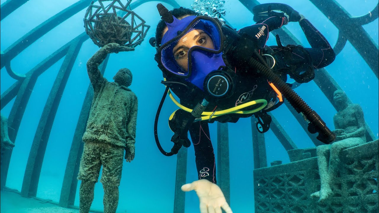 Worlds NEWEST Underwater ART Museum (Expedition Drenched S02 Ep5)