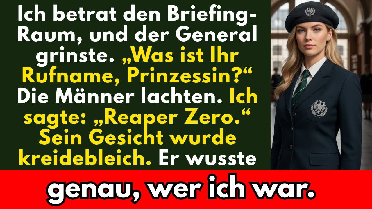 Der General fragte spöttisch nach meinem Rufnamen – bis ‚Reaper Zero‘ ihn erstarren ließ.“