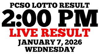 Download lagu Lotto Result Today 2:00 PM Draw January 7, 2026 Wednesday PCSO LIVE Result