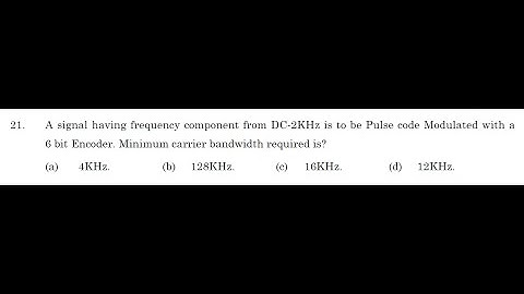ISRO 2017 (December) Paper Solutions Electronics |Question 21 |ISRO Exam| ISRO SERIES| GATE GYAN