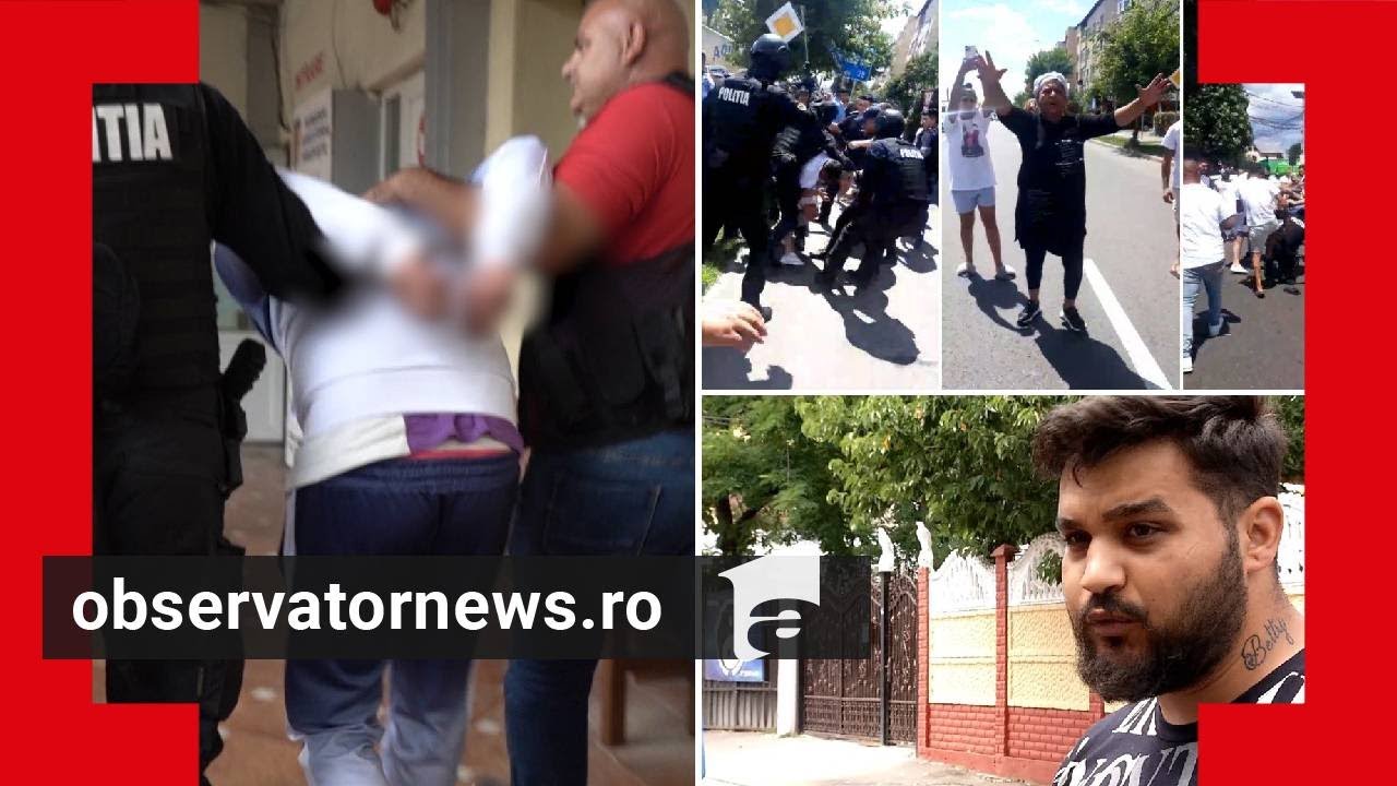 Filmul scandalului de la funeraliile din Târgoviște. Ce spun şefii Poliției despre bătaia agenţilor